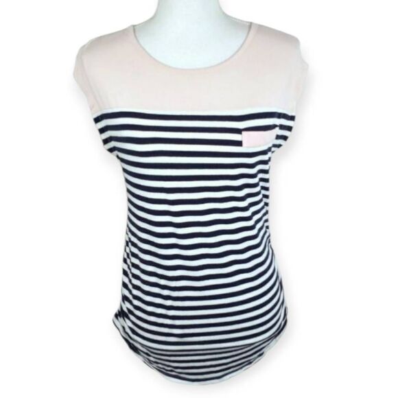 MOM'S THE WORD MATERNITY TOP SZ.L EUC. - Picture 2 of 7